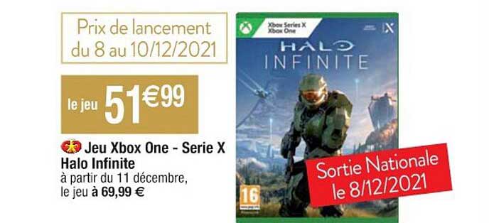jeu xbox one - série x halo infinite