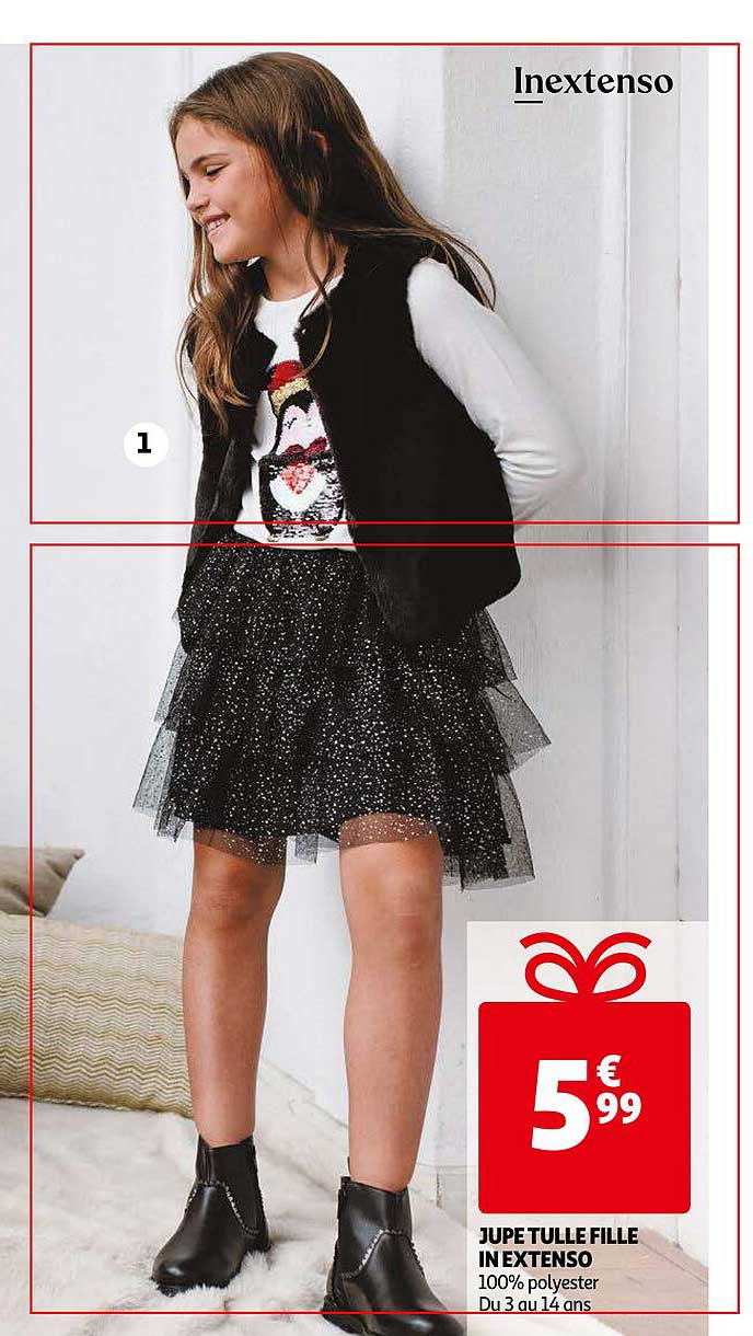 Jupe Tulle Fille In Extenso