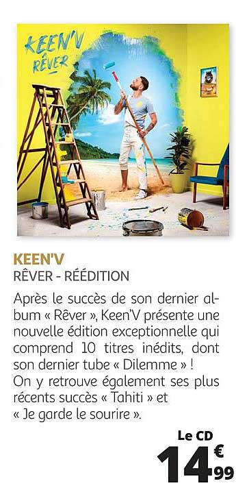 keen'v - rêver - réédition