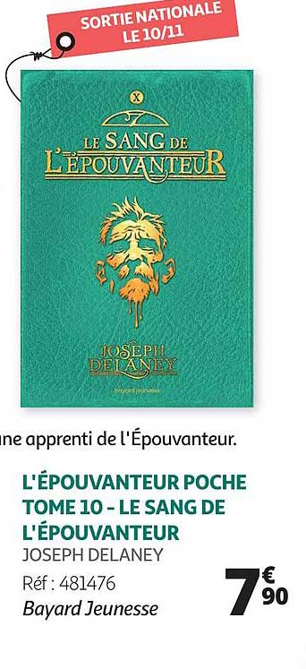 l'épouvanteur poche tome 10  le sang de l'épouvanteur