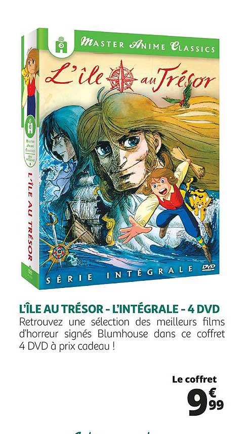 l'île au trésor - l'intégrale - 4 dvd