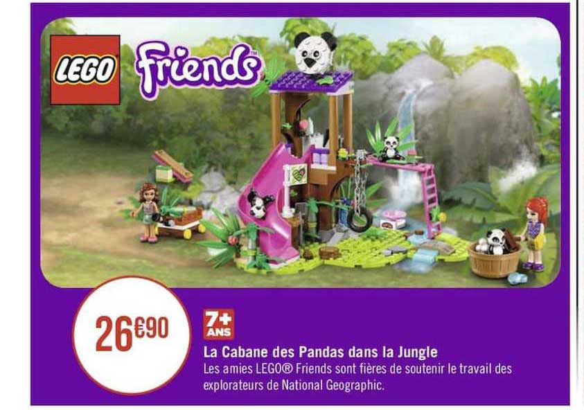 la cabane des pandas dans la jungle lego friends