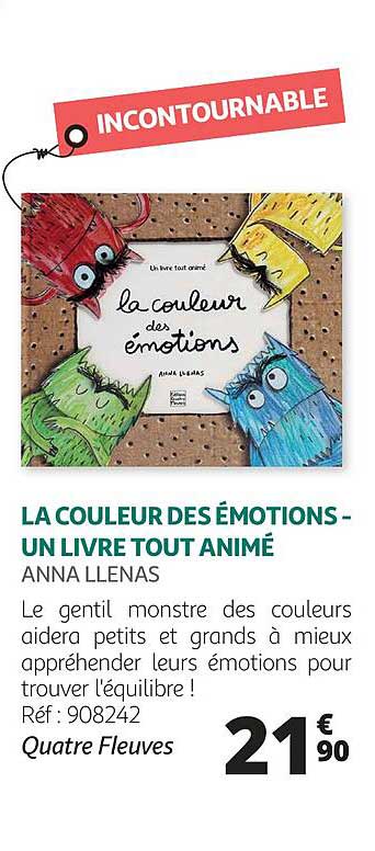 la couleur des émotions - un livre tout animé