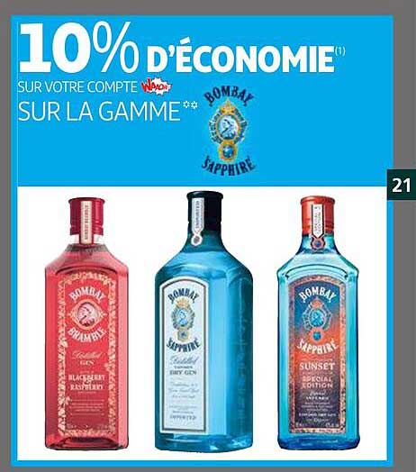 La Gamme Bombay Sapphire