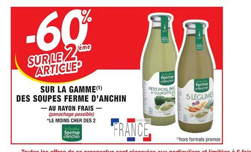 la gamme des soupes ferme d'anchin