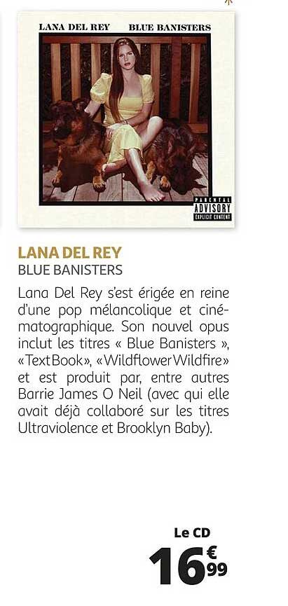 lana del rey - blue banisters