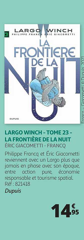 largo winch - tome 23 - la frontière de la nuit
