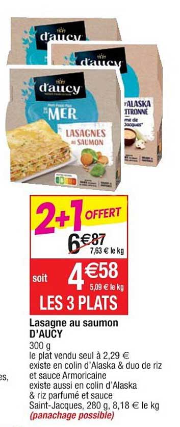 Lasagne Au Saumon D'aucy