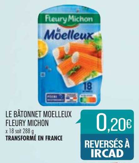le bâtonnet moelleux fleury michon