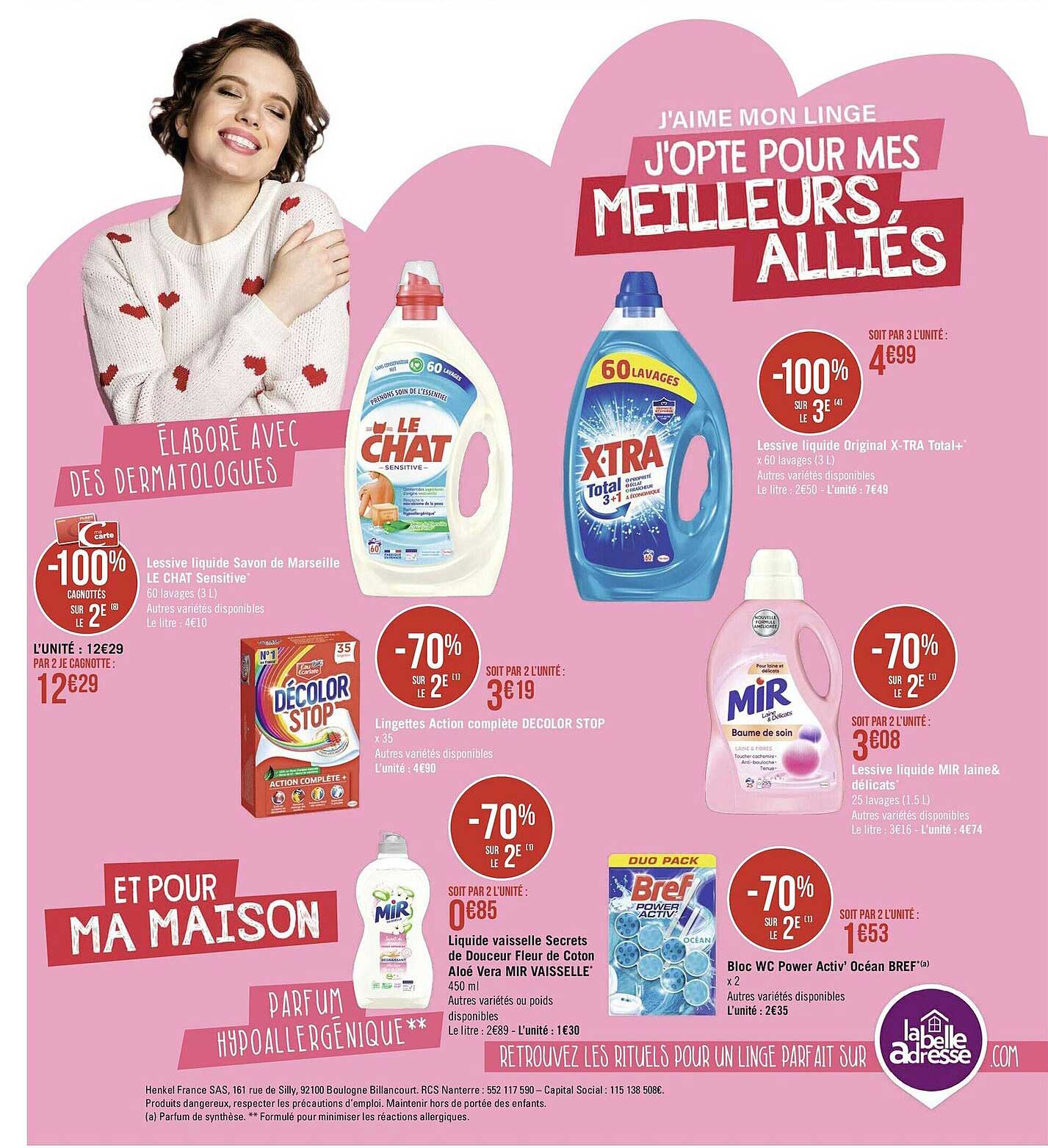 le chat, décolor stop, x-tra, mir, bref