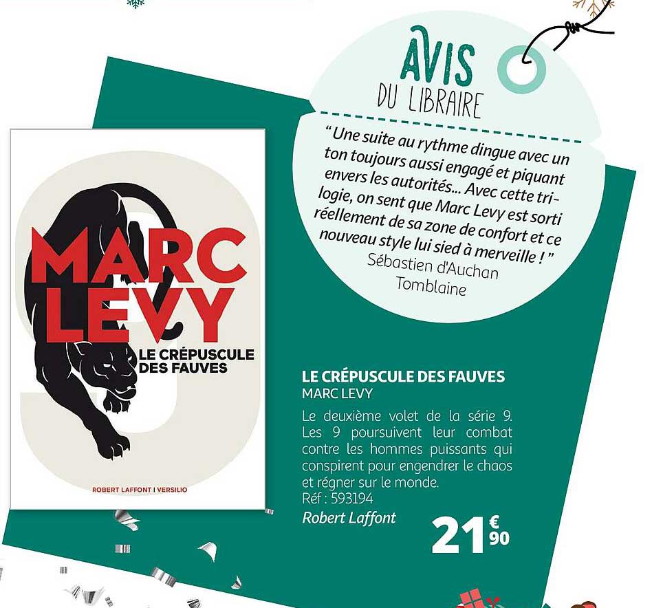 le crépuscule des fauves - marc levy