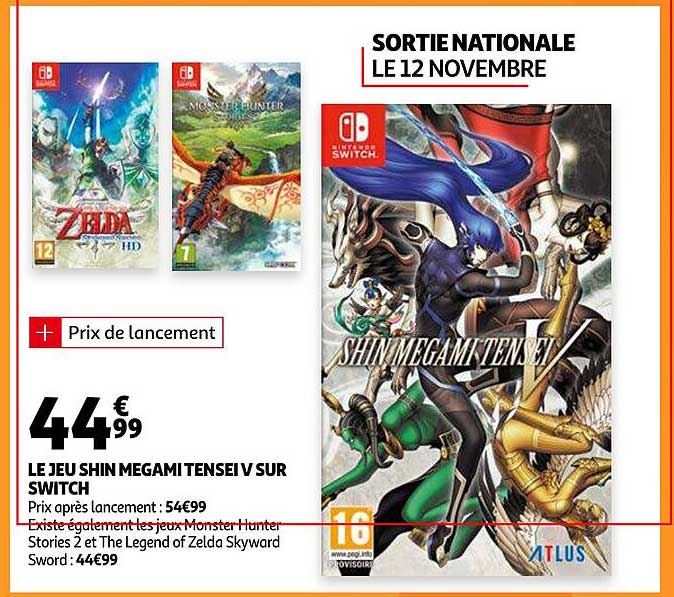 Le Jeu Shin Megami Tensei V Sur Switch