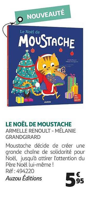 le noël de moustache - armelle renault - mélanie grandgirard