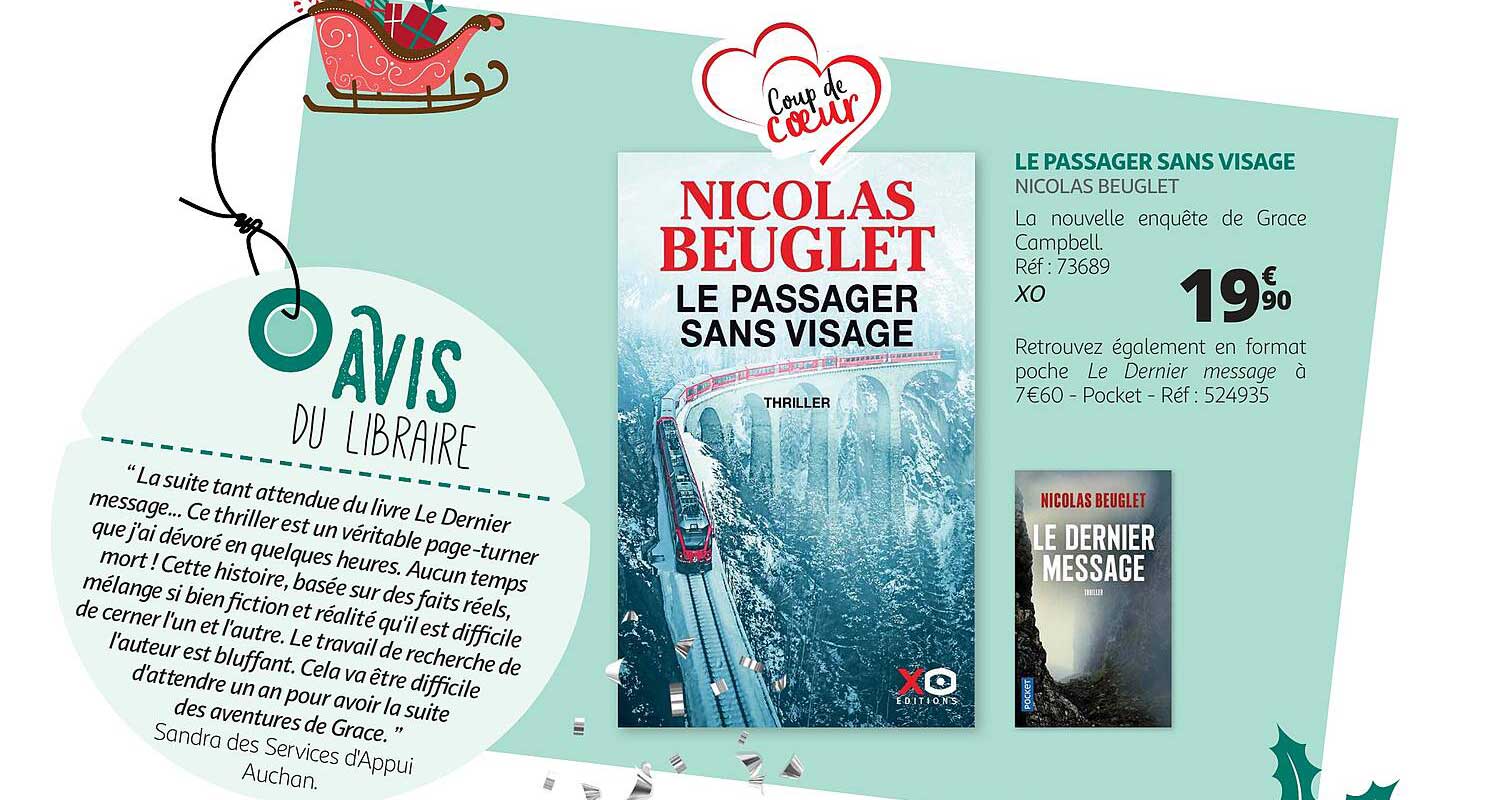 le passager sans visage - nicolas beuglet