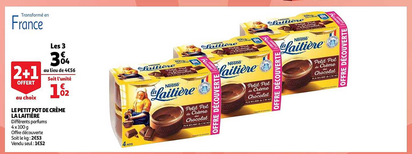 Le Petit Pot De Crème La Laitière