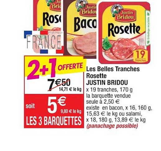 les belles tranches rosette justin bridou