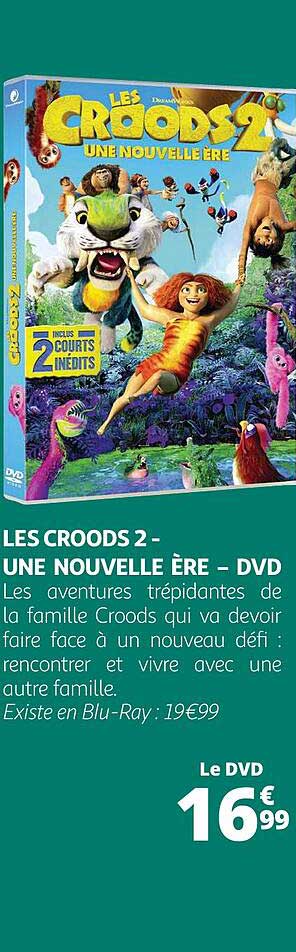 les croods 2- une nouvelle ère - dvd
