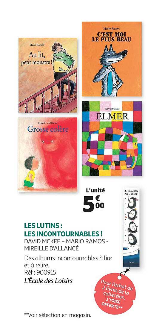 les luttins : les incontournables ! danid mckee - mario ramos - mireille d'allancé