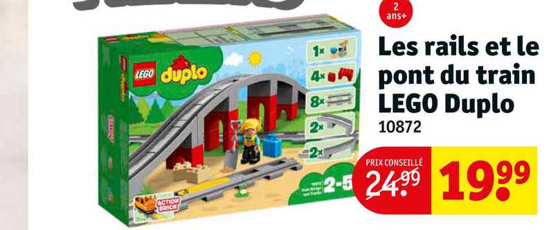 Les Rails Et Le Pont Du Train Lego Duplo
