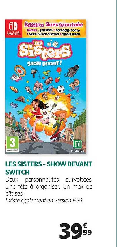 les sisters - show devant switch