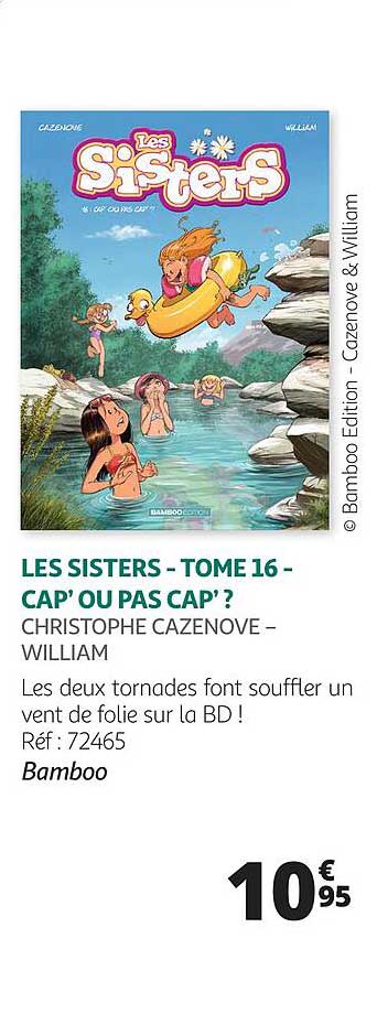 les sisters - tome 16 - cap' ou pas cap' ?