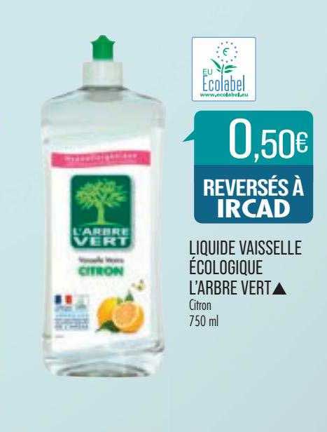 liquide vaisselle écologique l'arbre vert