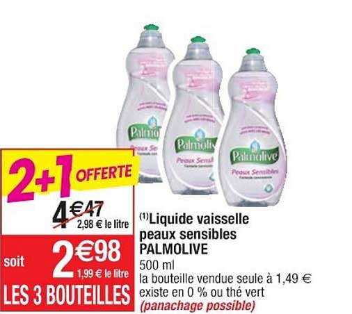 liquide vaisselle peaux sensibles palmolive