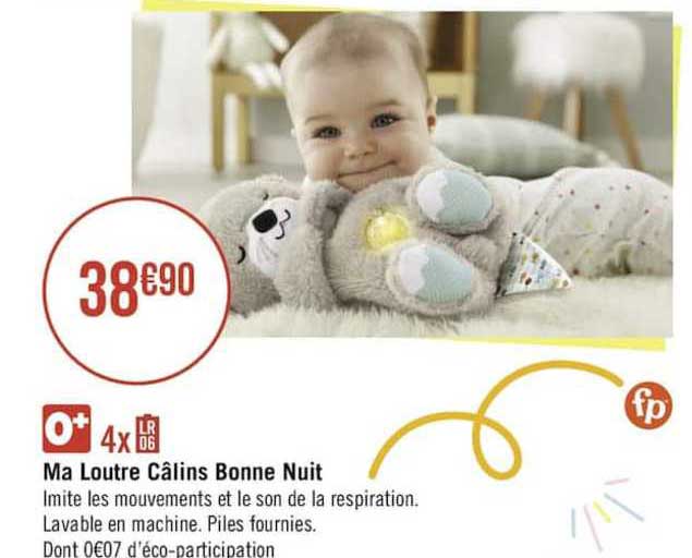 ma loutre câlins bonne nuit