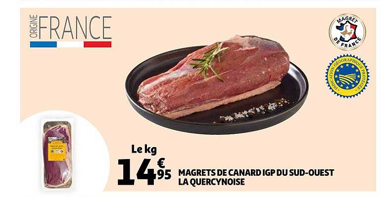 Magrets De Canard Igp Du Sud-oeust La Quercynoise