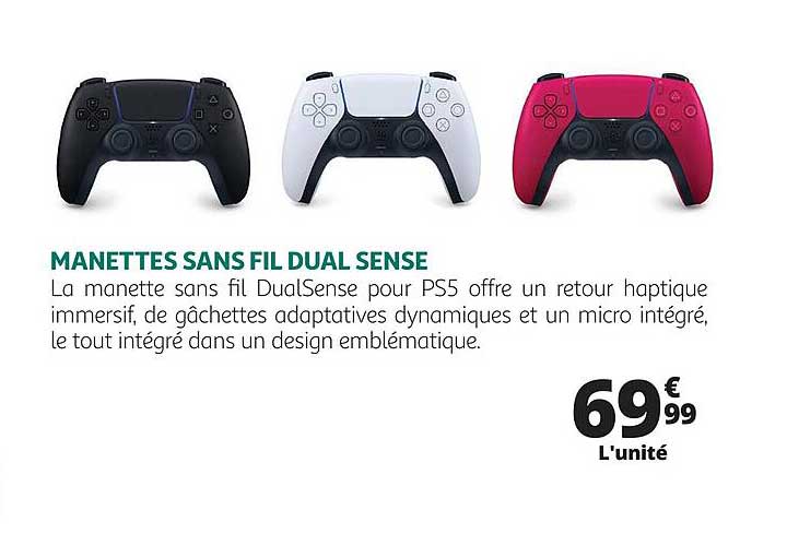 manettes sans fil dual sense