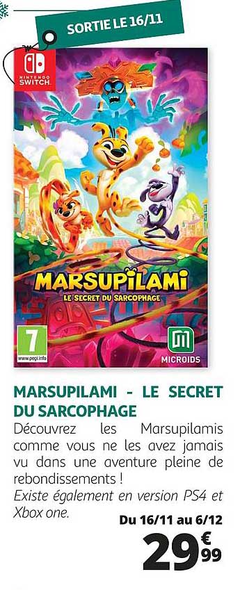 marsupilami - le secret du sarcophage