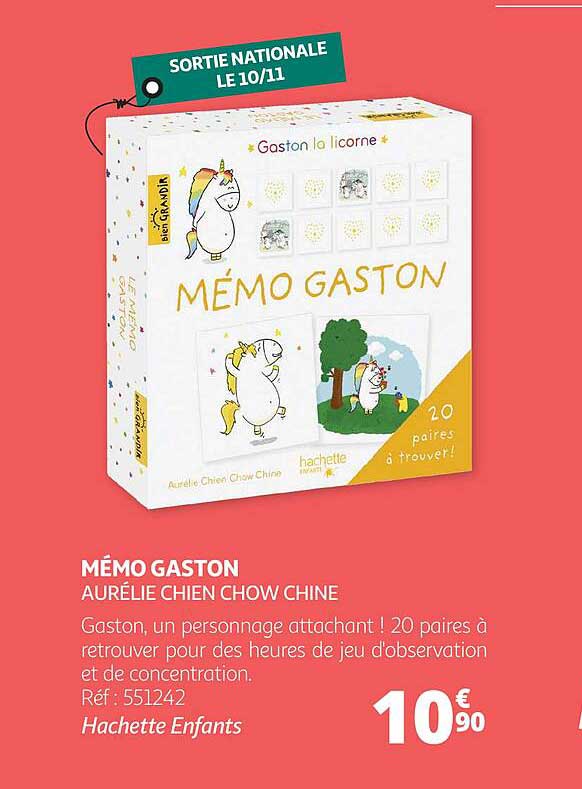 mémo gaston - aurélie chien chow chine