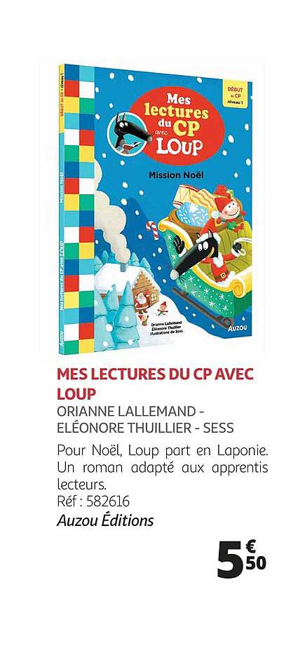 mes lectures de cp avec loup