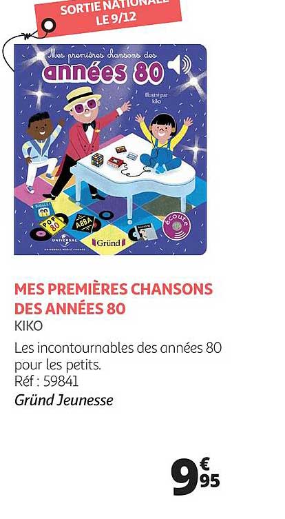 mes premières chansons des années 80 - kiko