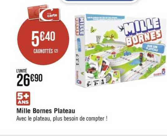 mille bornes plateau