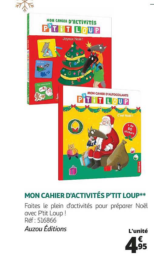 mon cahier d'activités p'tit loup