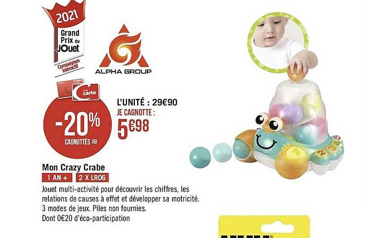 mon crazy crabe alpha group