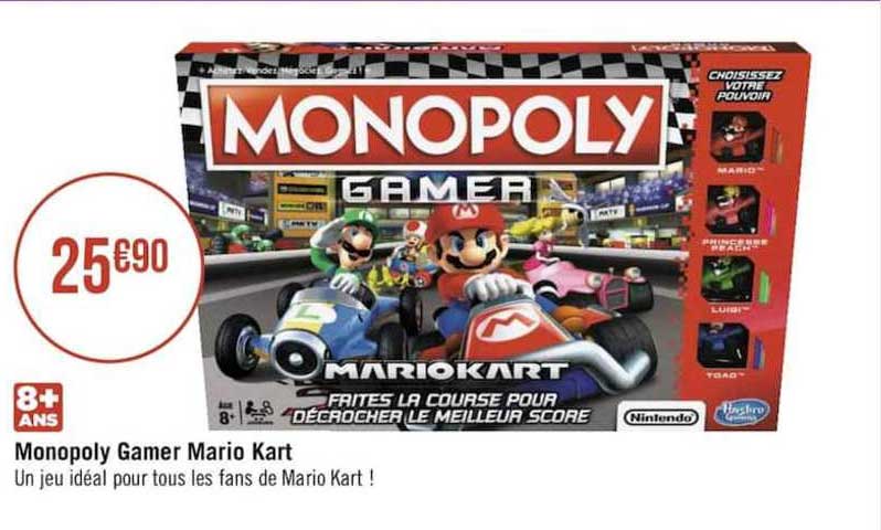 monopoly gamer mario kart