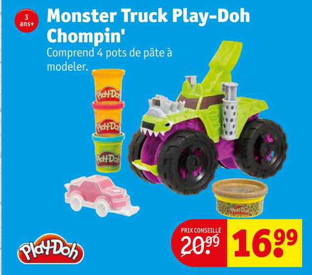 monster truck play-doh chompin'