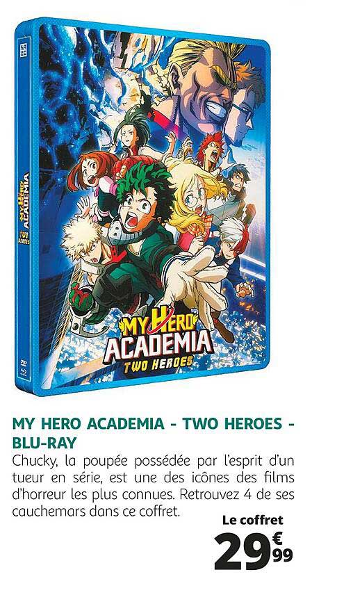 my hero academia - two heroes - blu-ray