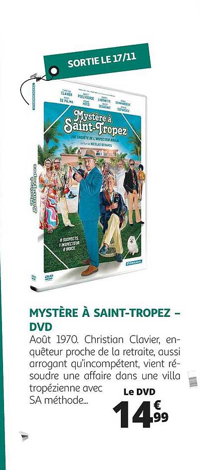 mystère à saint-tropez - dvd