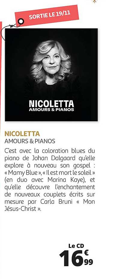 nicoletta - amours & pianos