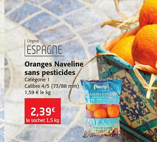 oranges naveline sans pesticides