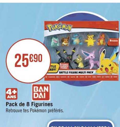 Pack De 8 Figurines Bandai