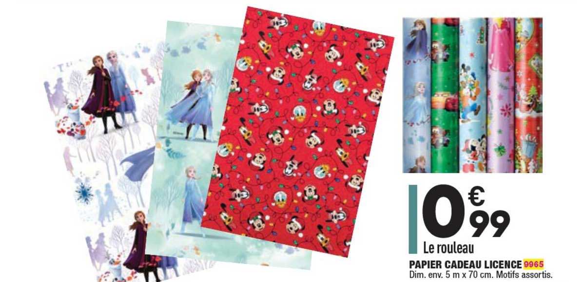 Papier Cadeau Licence