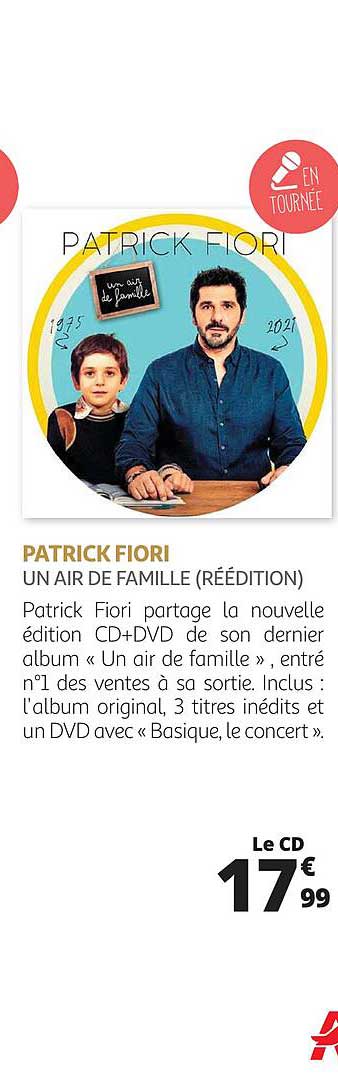patrick fiori - un air de famille (réédition)