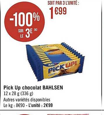 pick up chocolat bahlsen