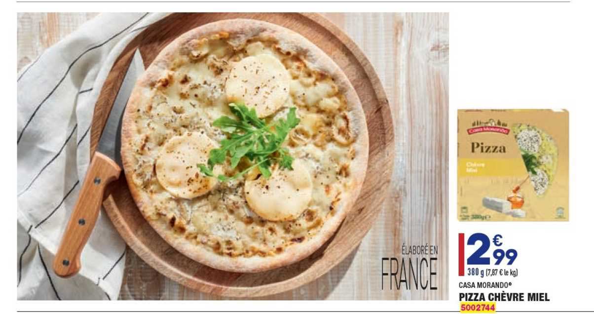 pizza chèvre miel casa morando