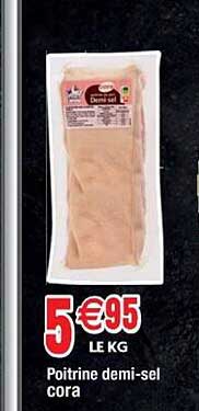 poitrine demi-sel cora