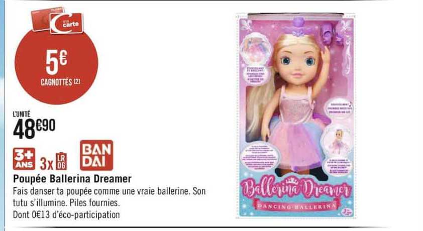 poupée ballerina  dreamer bandai